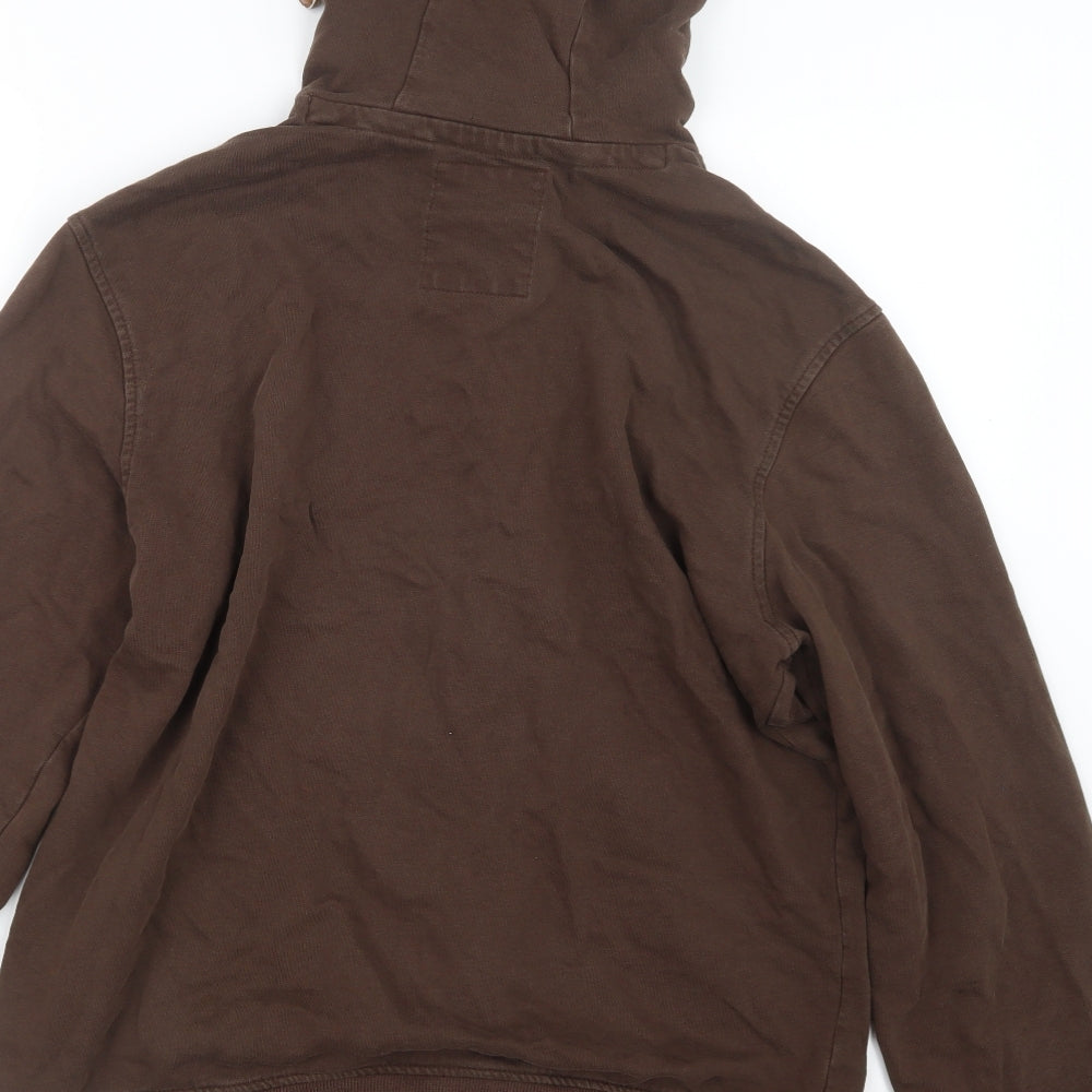 NEXT Mens Brown   Full Zip Hoodie Size L