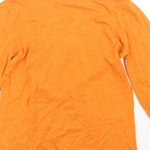 George Womens Orange  Knit Pullover Jumper Size 14