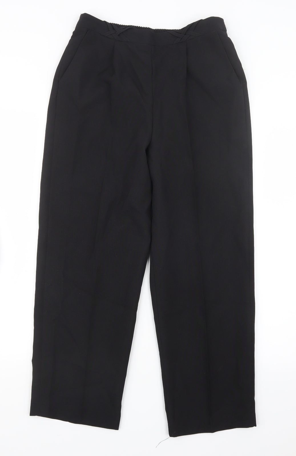 BM Womens Black   Trousers  Size 10 L24 in