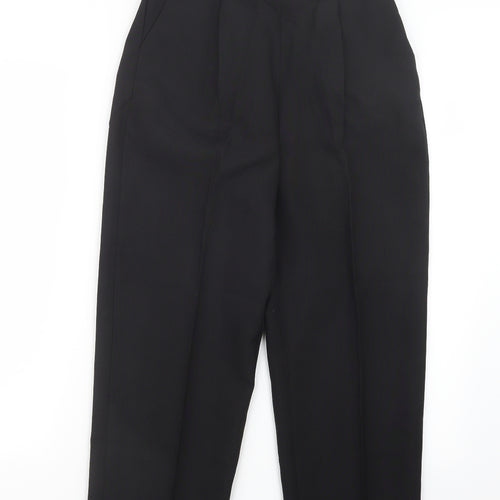 BM Womens Black   Trousers  Size 10 L25 in