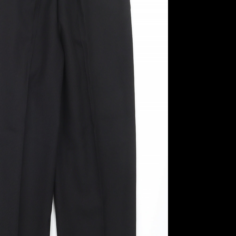 BM Womens Black   Trousers  Size 10 L25 in