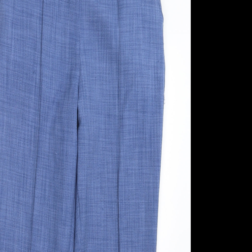 EWM Womens Blue   Trousers  Size 12 L26.5 in