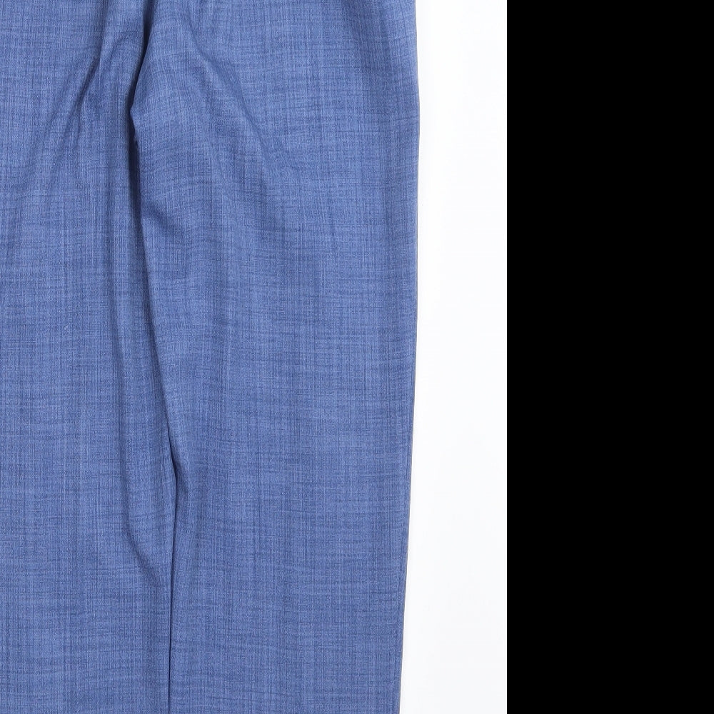 EWM Womens Blue   Trousers  Size 12 L26.5 in