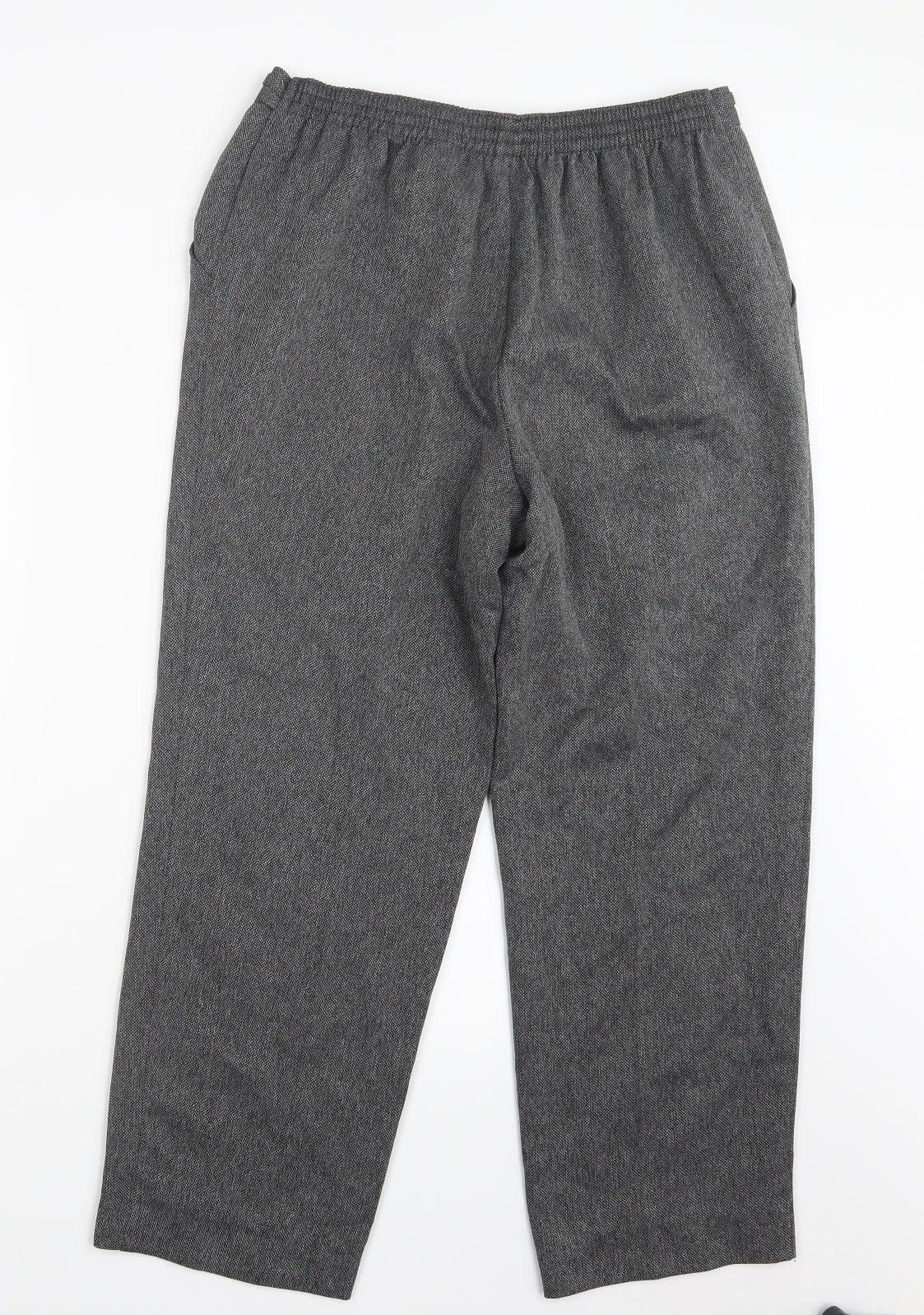 Marks and Spencer Womens Grey   Trousers  Size 14 L25 in