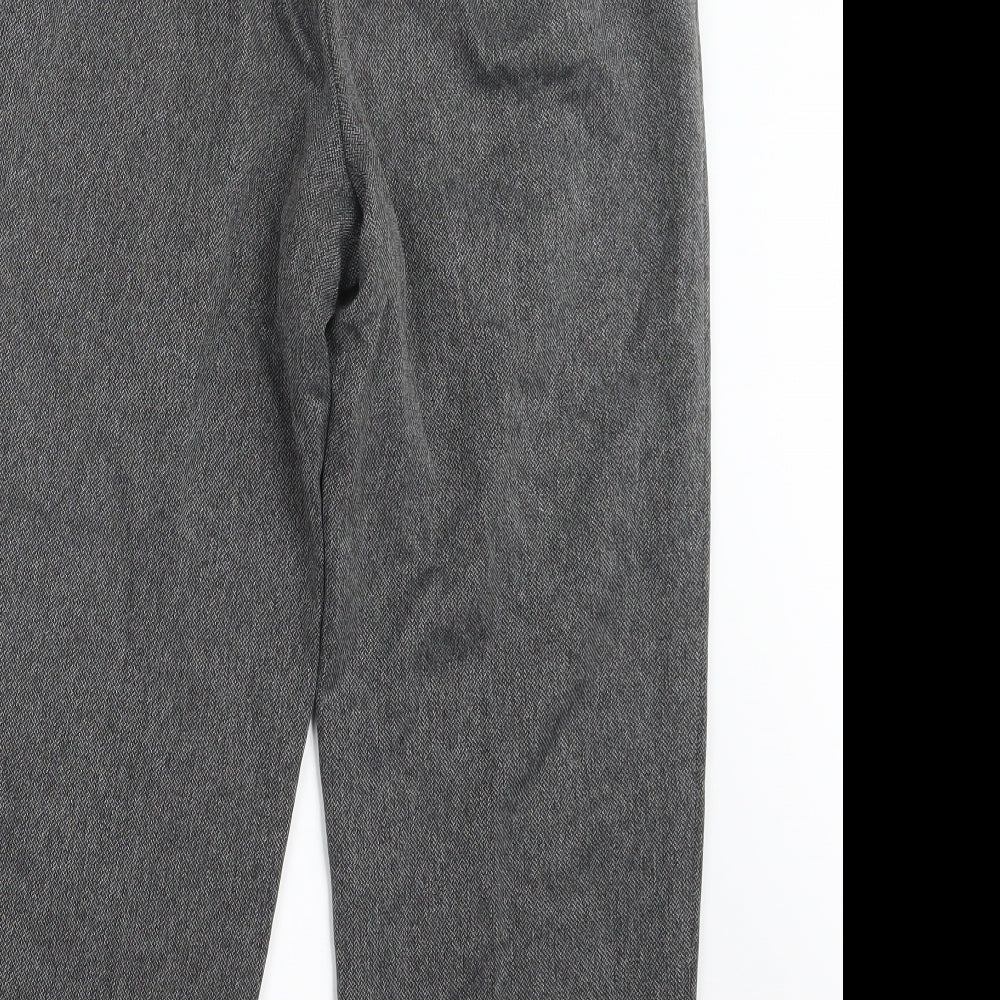 Marks and Spencer Womens Grey   Trousers  Size 14 L25 in