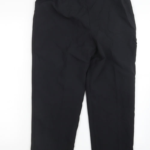 Slimma Womens Black   Trousers  Size 12 L26 in