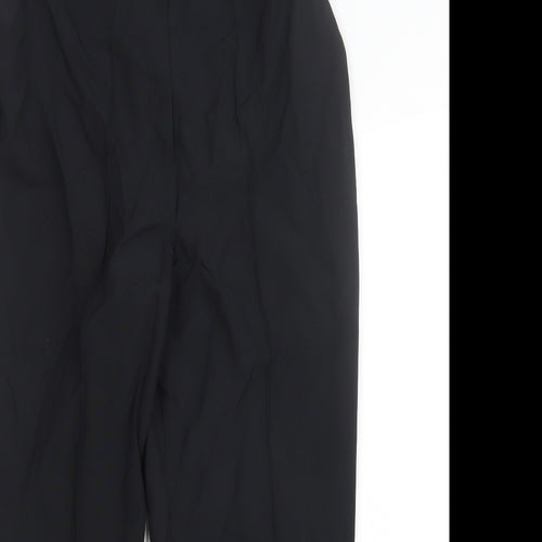 Slimma Womens Black   Trousers  Size 12 L26 in