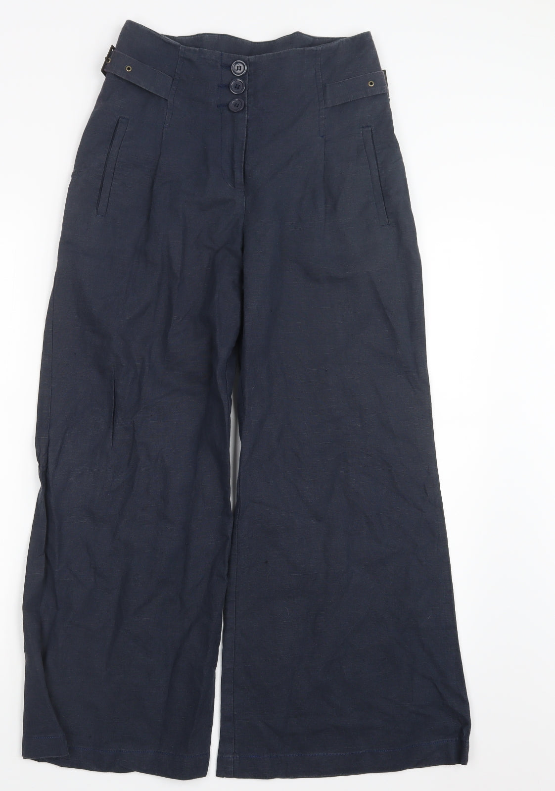 NEXT Womens Blue   Trousers  Size 8 L27 in