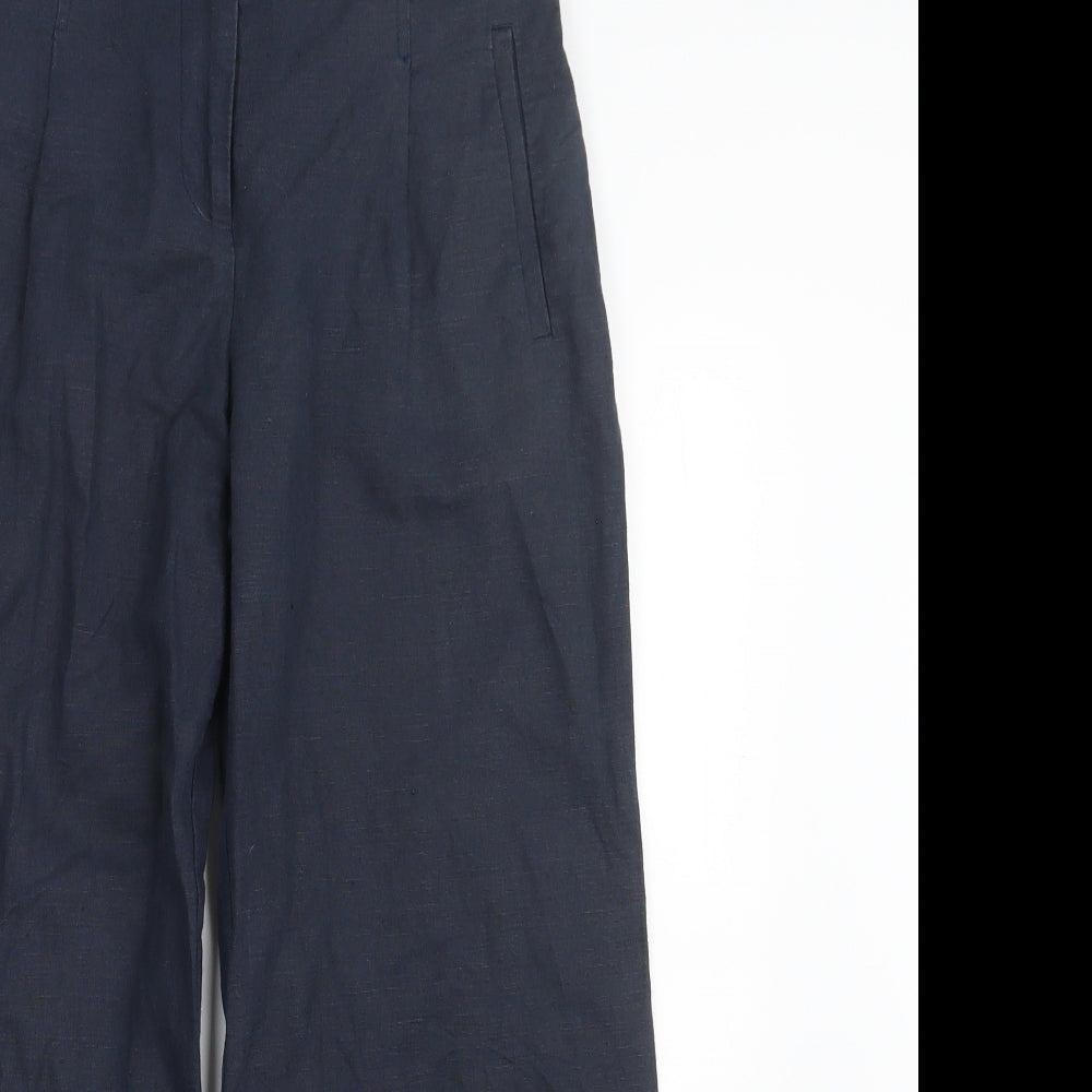 NEXT Womens Blue   Trousers  Size 8 L27 in