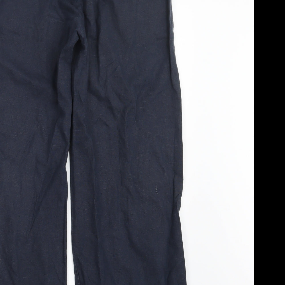 NEXT Womens Blue   Trousers  Size 8 L27 in