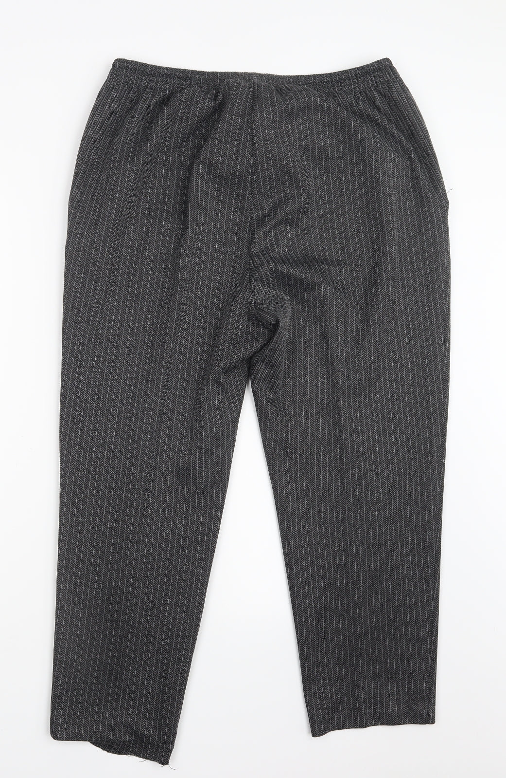 Marks and Spencer Womens Grey   Trousers  Size 18 L25 in