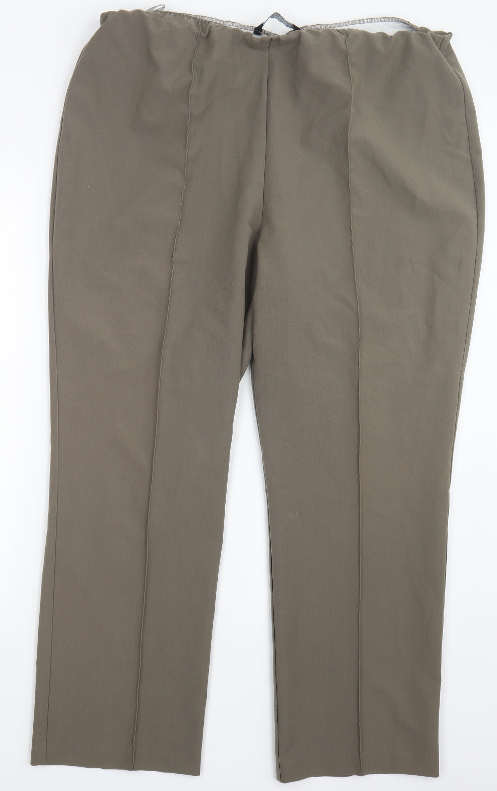 Bm Collection Womens Green   Trousers  Size 20 L28.5 in