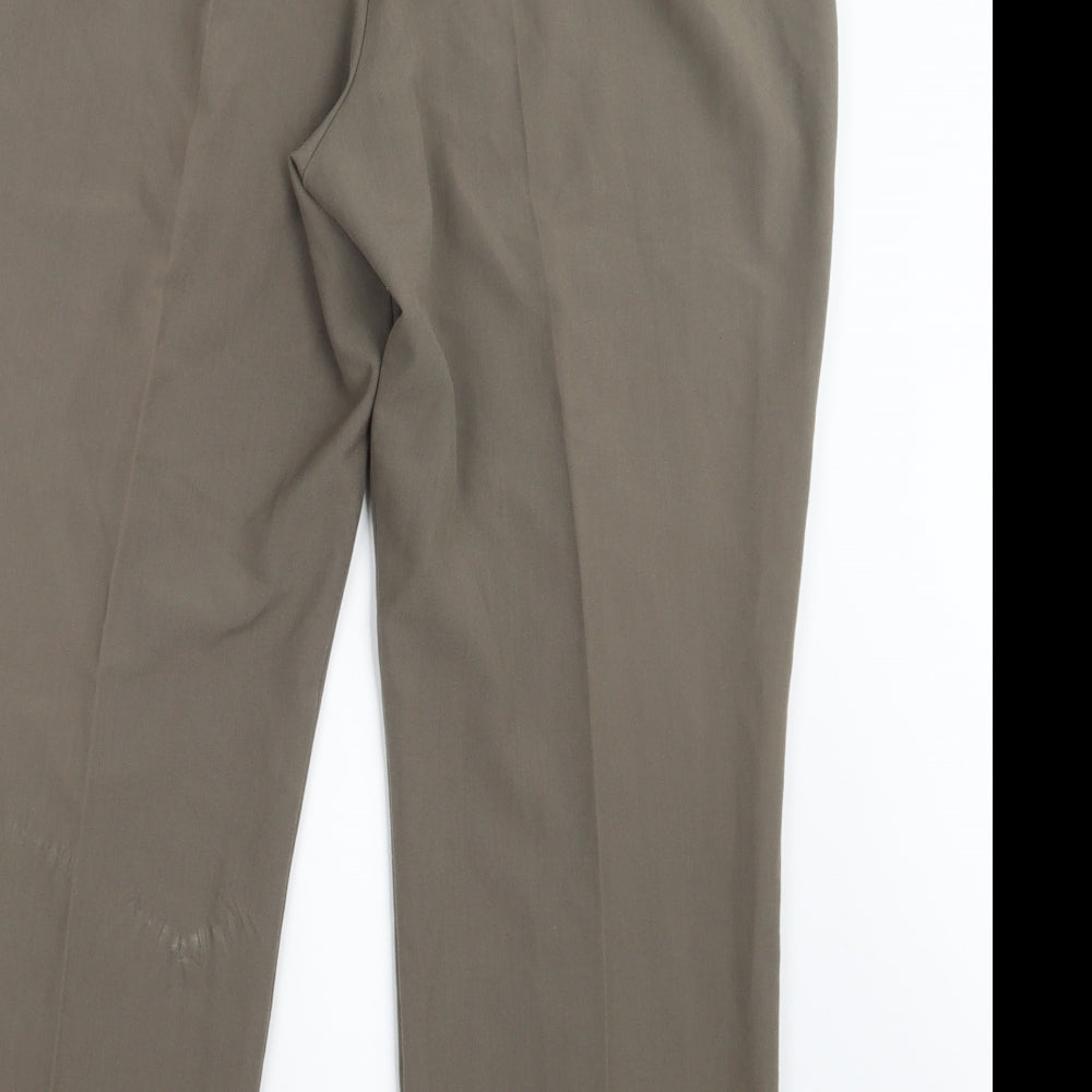 Bm Collection Womens Green   Trousers  Size 20 L28.5 in