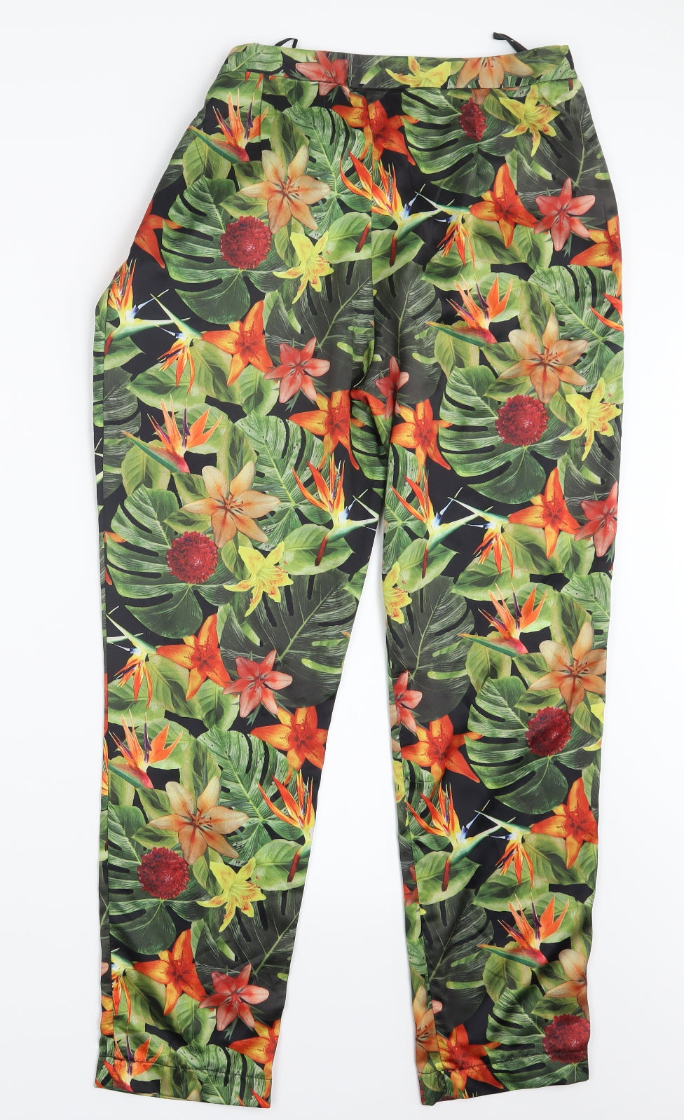 Atmosphere Womens Green Geometric  Trousers  Size 14 L28 in