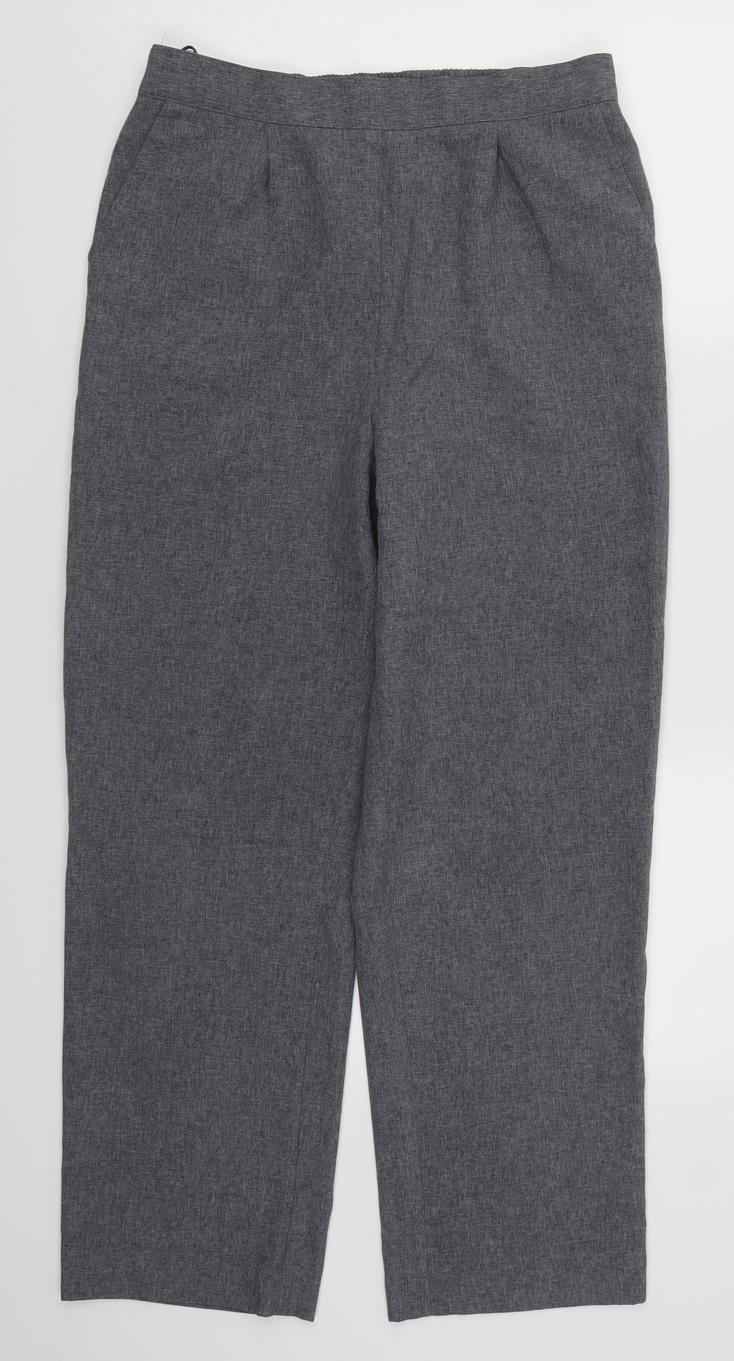 Bonmarché Womens Grey   Trousers  Size 12 L26.5 in