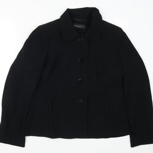 Planet Womens Black   Jacket Suit Jacket Size 14