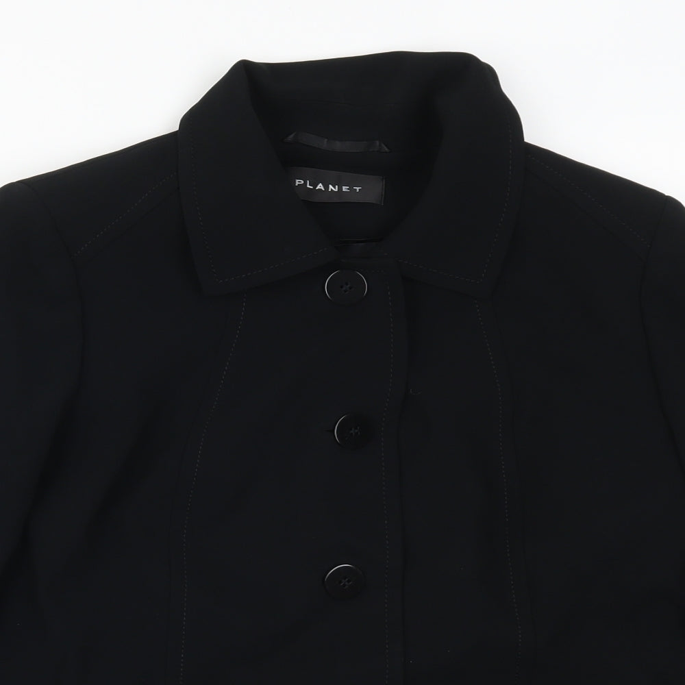 Planet Womens Black   Jacket Suit Jacket Size 14
