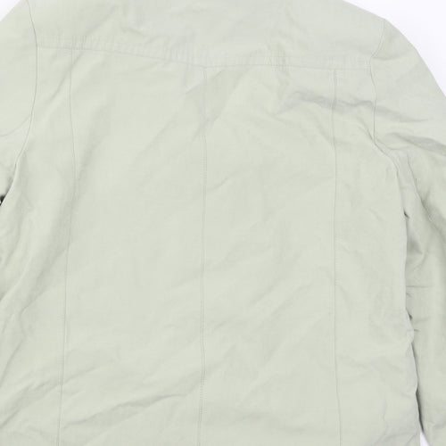EWM Womens Green   Overcoat Coat Size 14