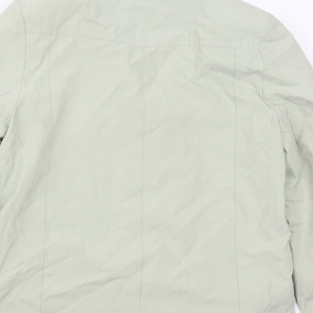 EWM Womens Green   Overcoat Coat Size 14
