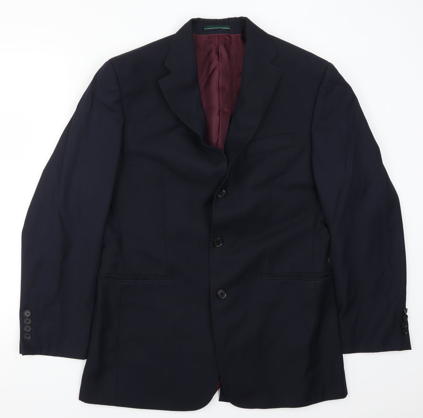 Greenwoods Mens Blue   Jacket Suit Jacket Size 38