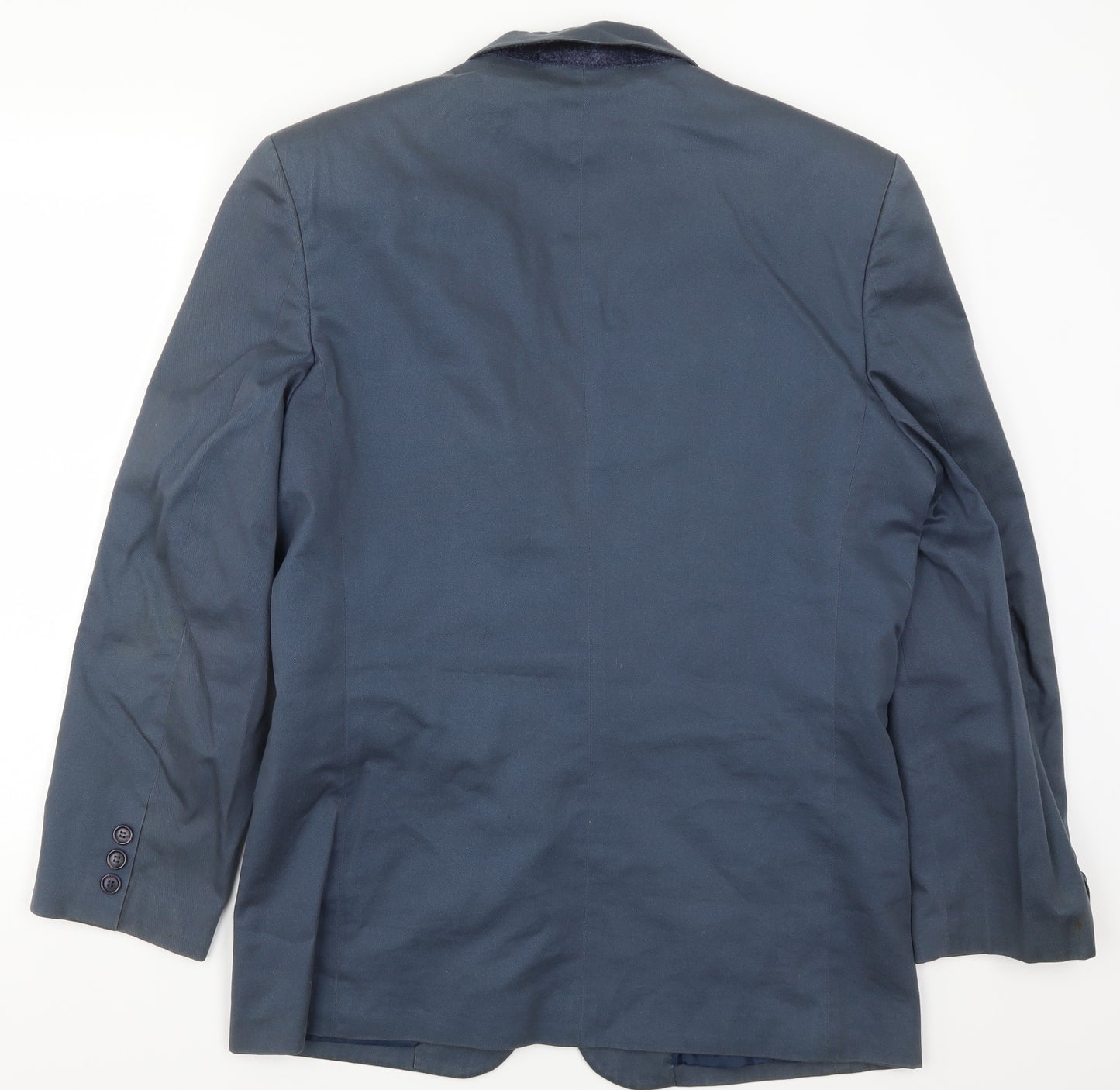 Baume & Mercier Mens Blue   Jacket Suit Jacket Size 38