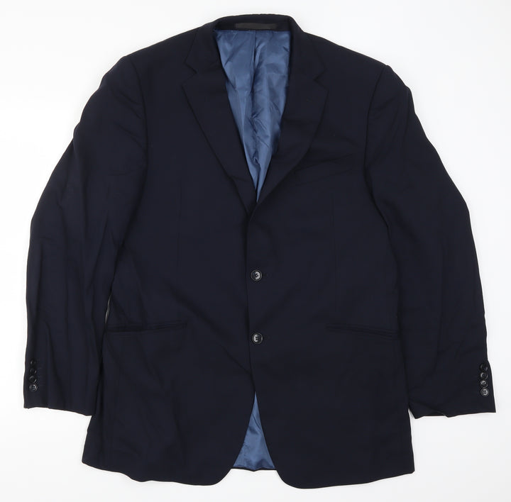 Marks and Spencer Mens Blue   Jacket Suit Jacket Size 42