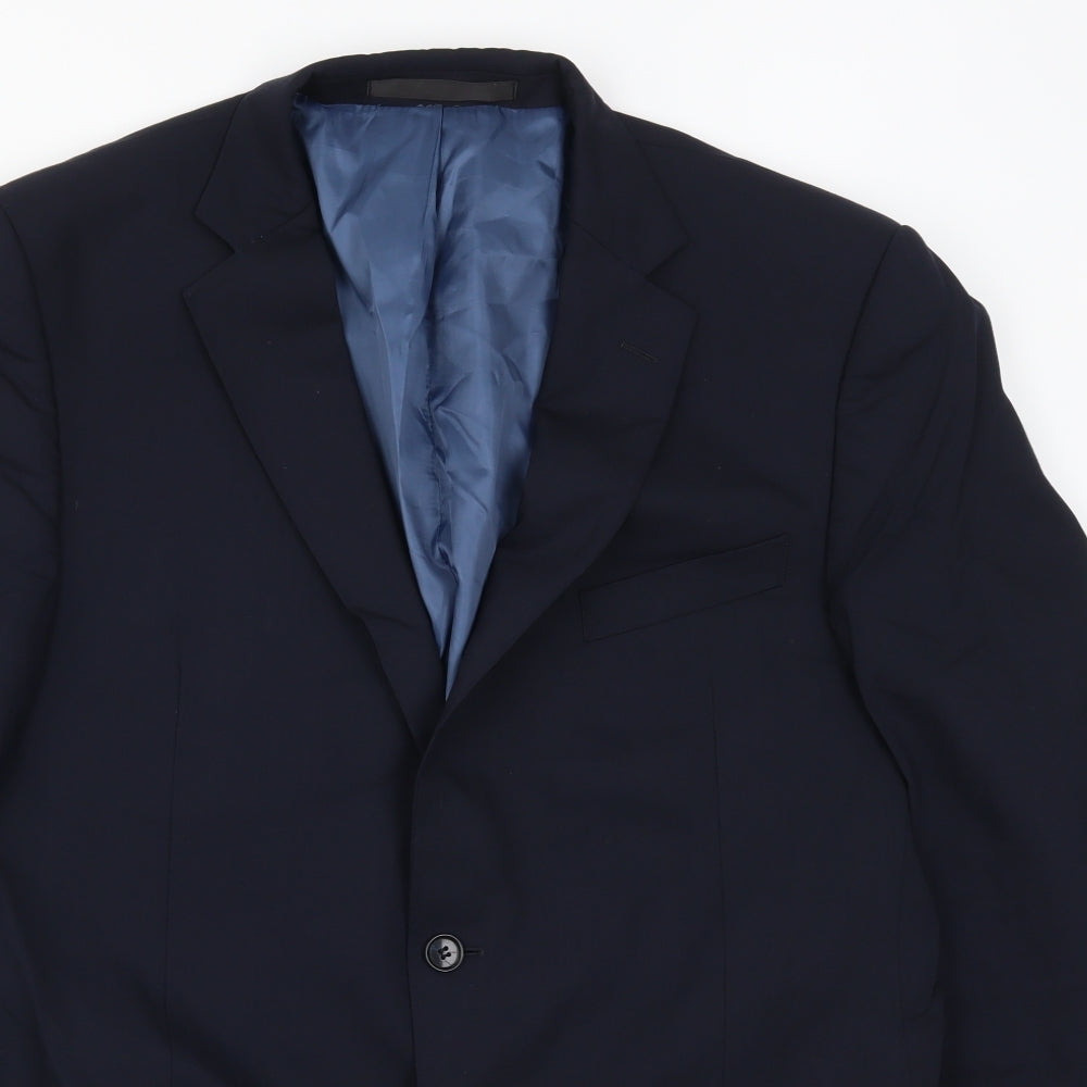 Marks and Spencer Mens Blue   Jacket Suit Jacket Size 42