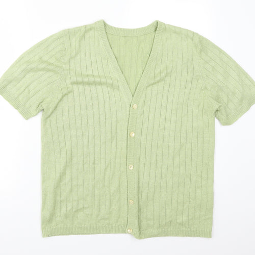 Preworn Womens Green   Cardigan Jumper Size S