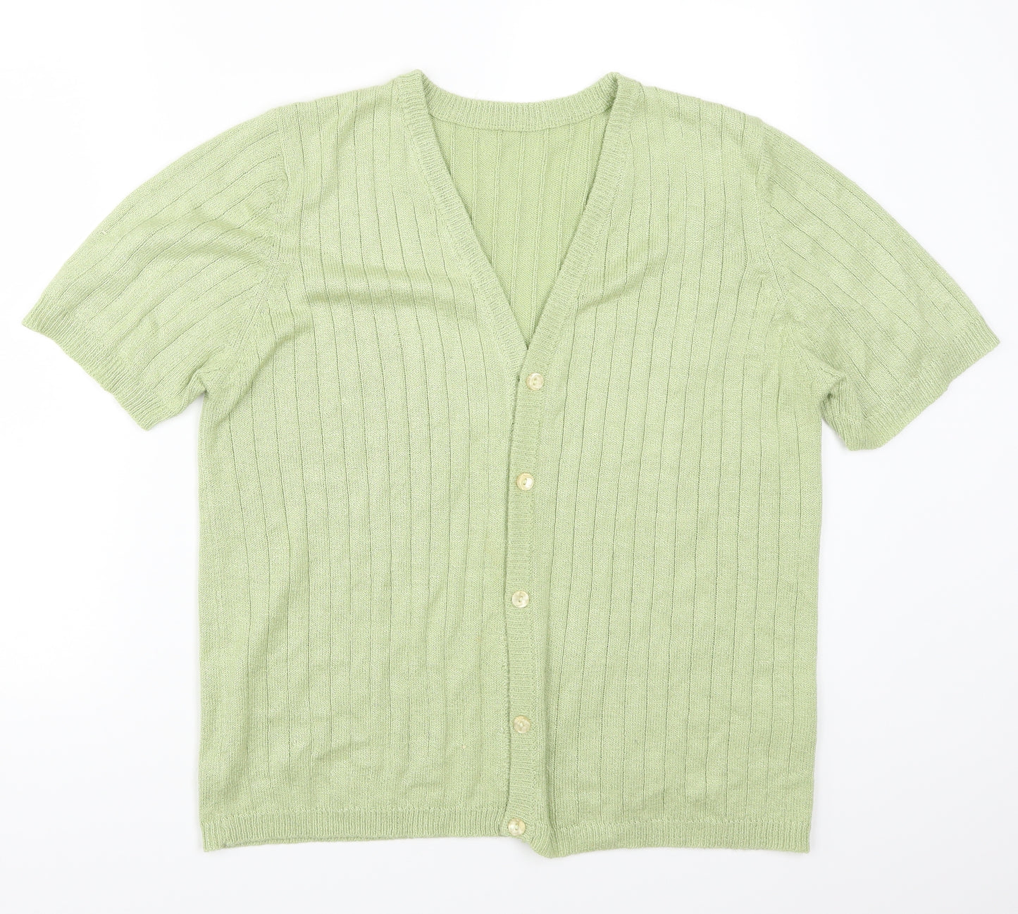 Preworn Womens Green   Cardigan Jumper Size S