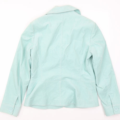 NEXT Womens Blue  Corduroy Jacket Suit Jacket Size 12