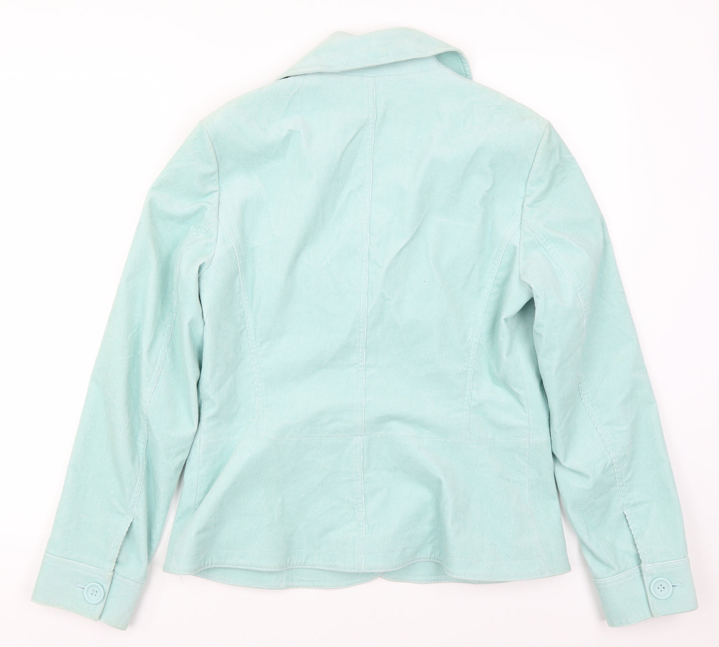 NEXT Womens Blue  Corduroy Jacket Suit Jacket Size 12