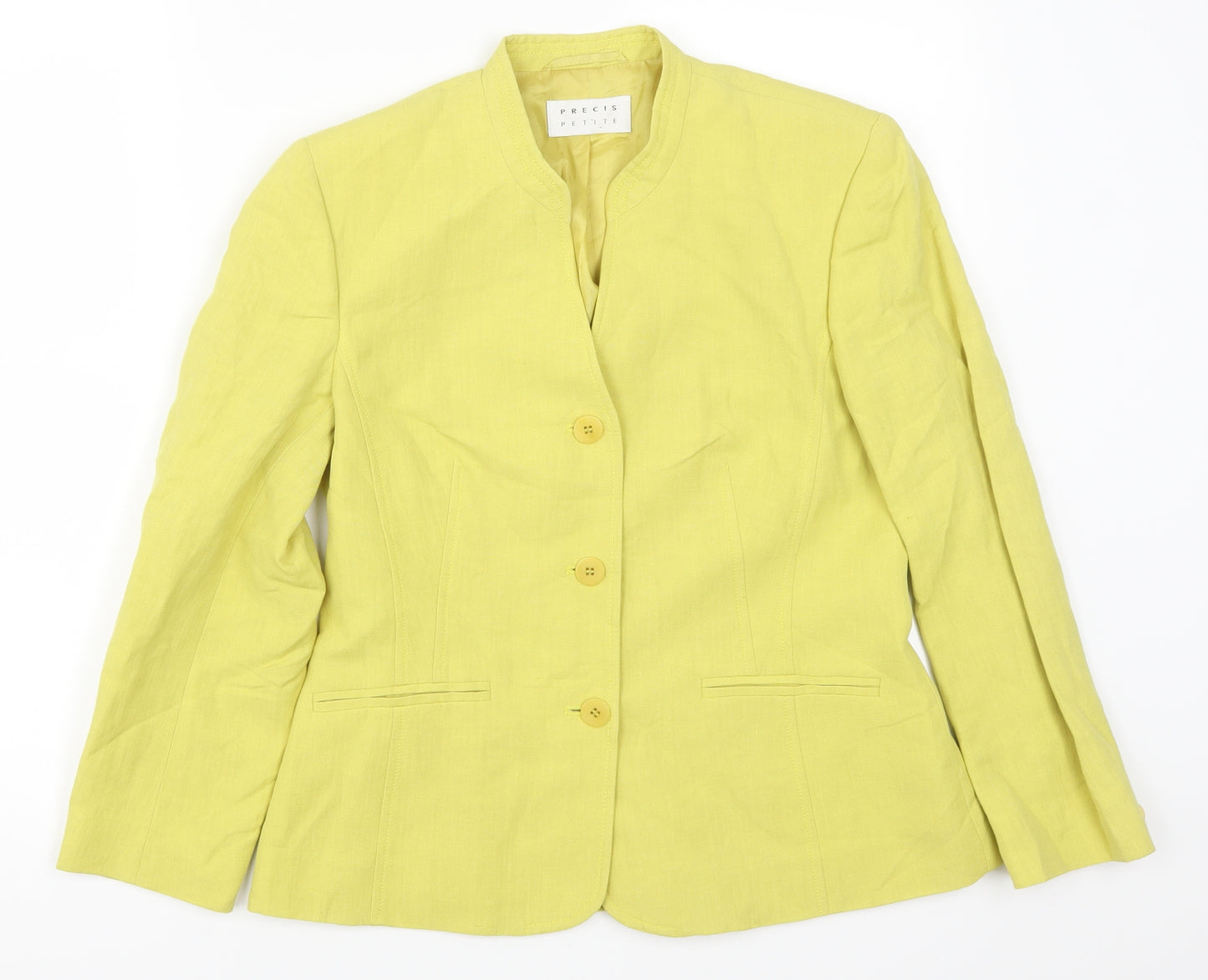 Precis Womens Yellow   Jacket  Size 10