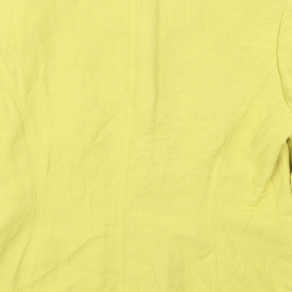 Precis Womens Yellow   Jacket  Size 10