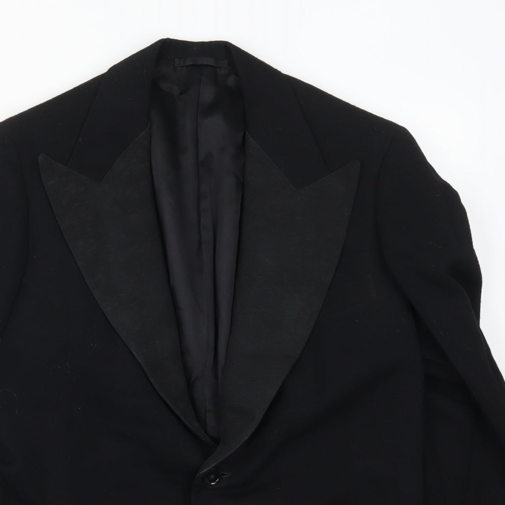 Burton Mens Black   Jacket Suit Jacket Size 36