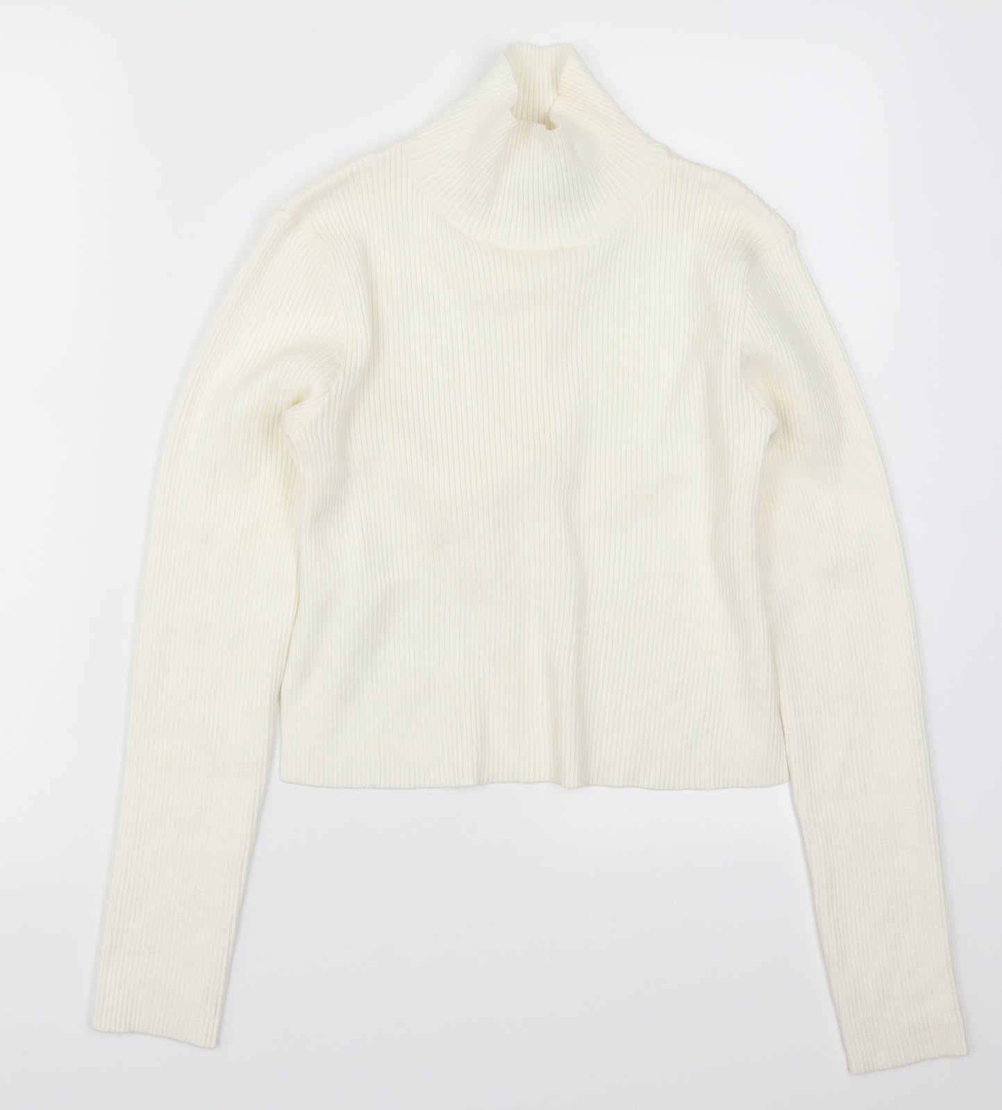 Nasty Gal Womens White   Pullover Jumper Size 8  - Open Back