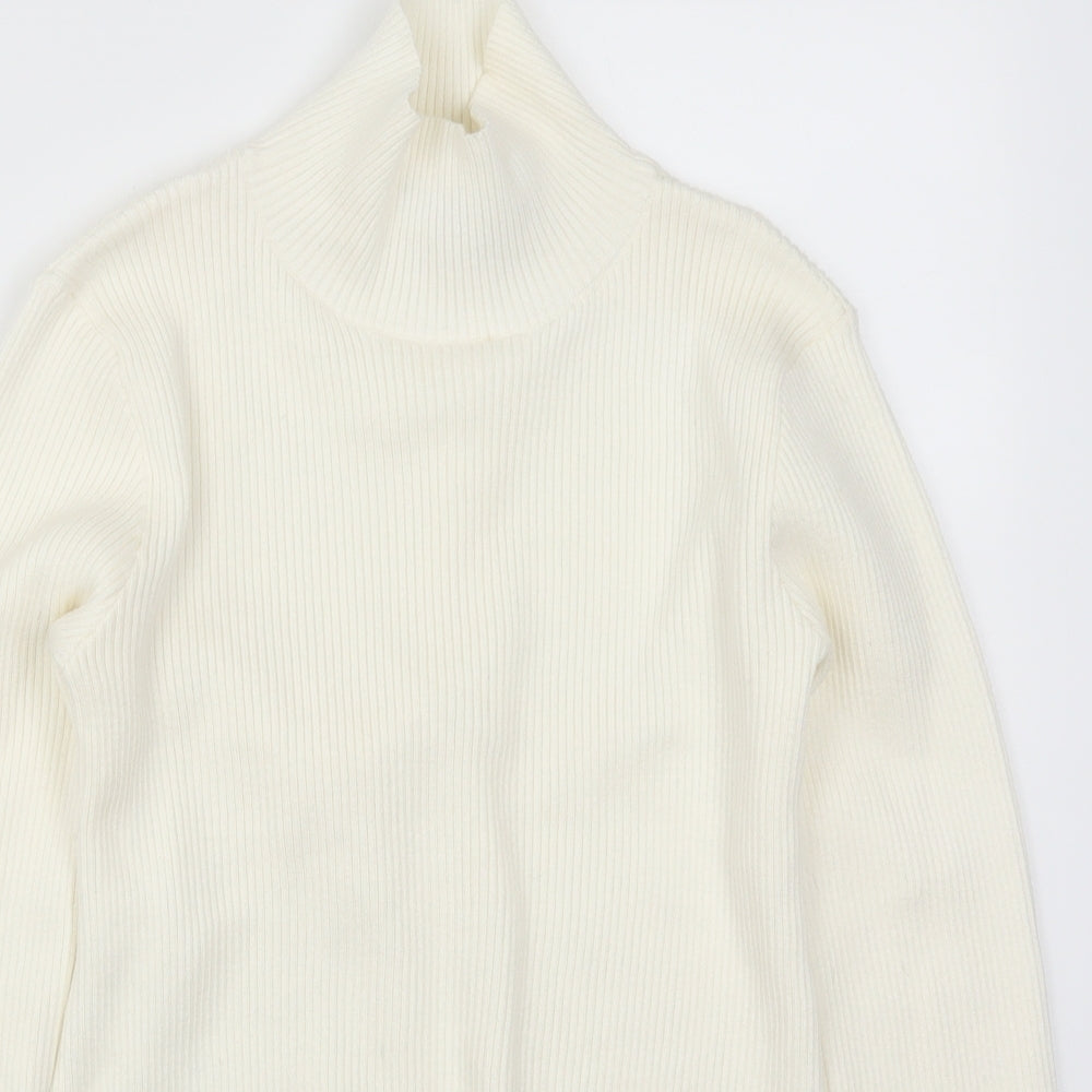 Nasty Gal Womens White   Pullover Jumper Size 8  - Open Back