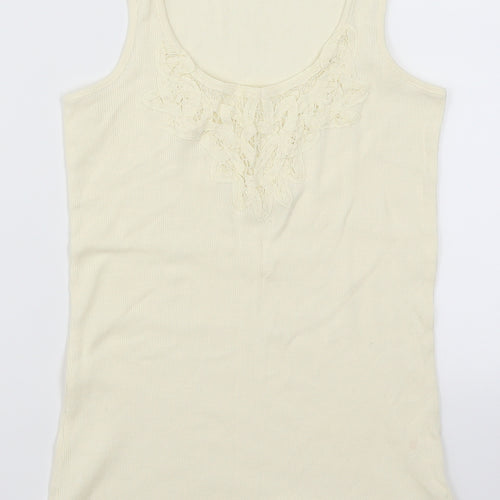F&F Womens Beige   Basic Tank Size 14
