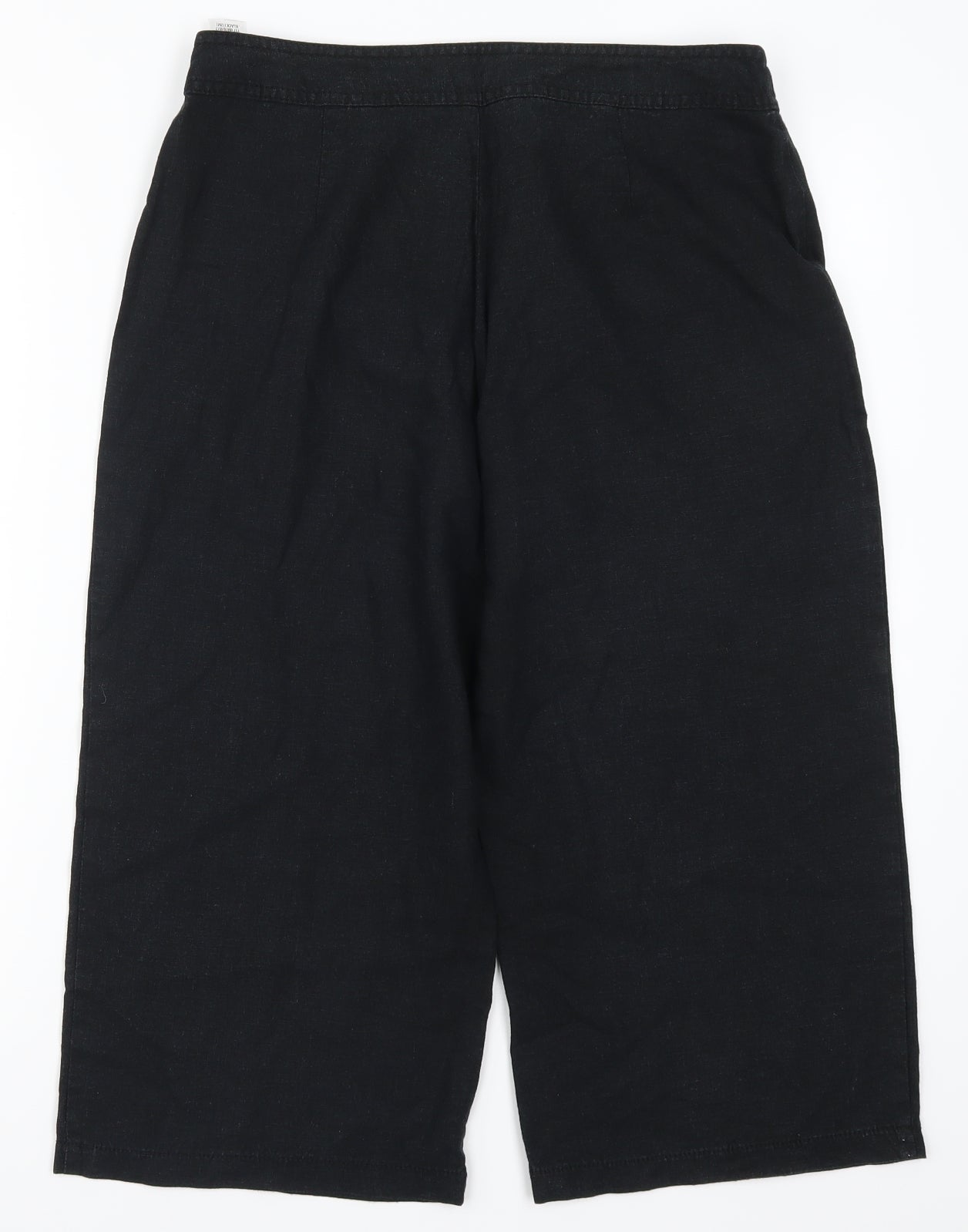 Marks and Spencer Womens Black   Cropped Trousers Size 12