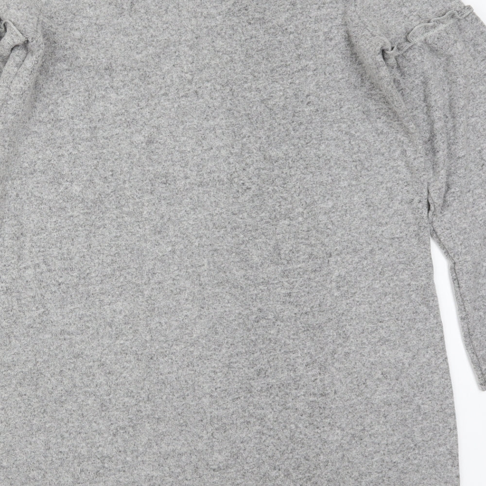 NEXT Womens Grey   T-Shirt Dress  Size 12