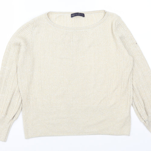 Marks and Spencer Womens Beige   Pullover Jumper Size M