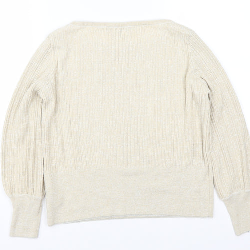 Marks and Spencer Womens Beige   Pullover Jumper Size M
