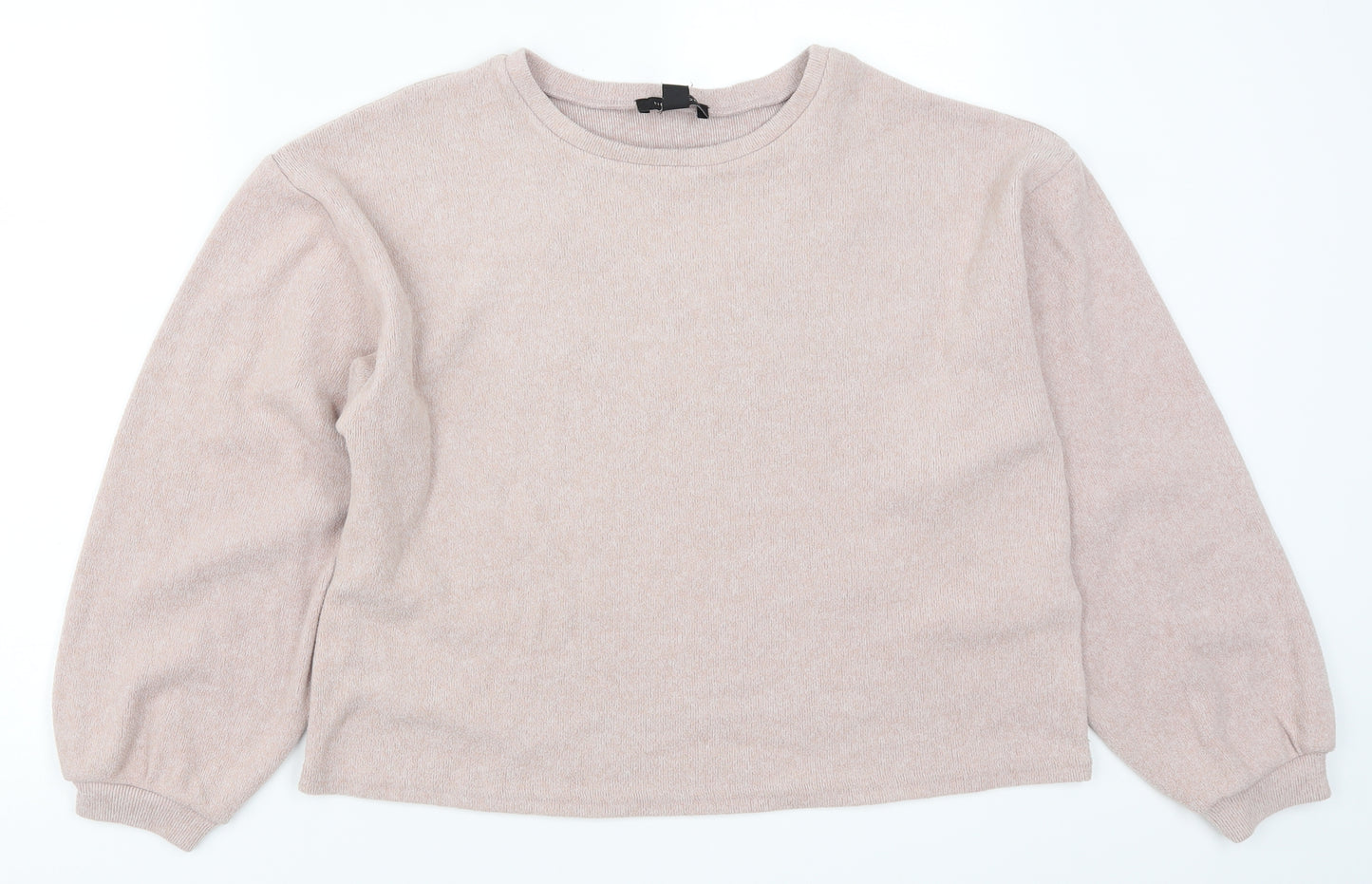 New Look Womens Pink   Pullover Sweatshirt Size M