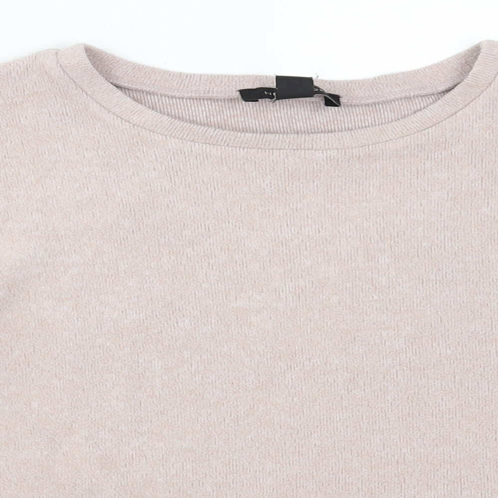 New Look Womens Pink   Pullover Sweatshirt Size M
