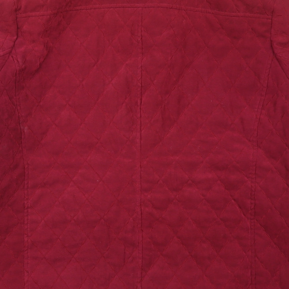 Preworn Womens Pink   Quilted Coat Size 18