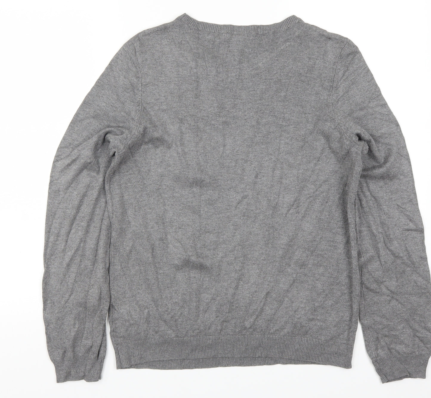 H&M Womens Grey   Pullover Jumper Size M