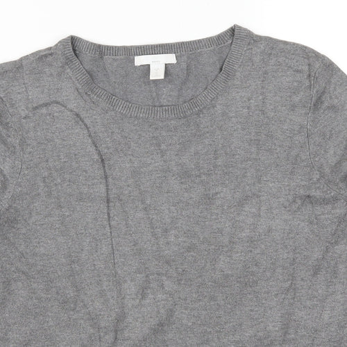 H&M Womens Grey   Pullover Jumper Size M