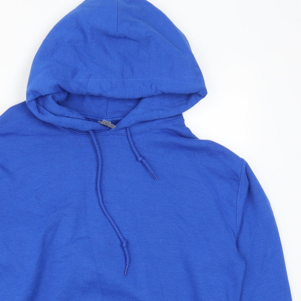 Gildan Mens Blue   Pullover Hoodie Size M