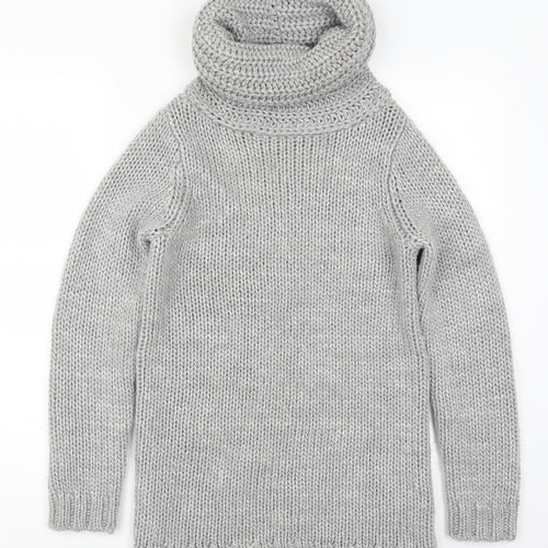Anthology Womens Grey  Knit Pullover Jumper Size 8