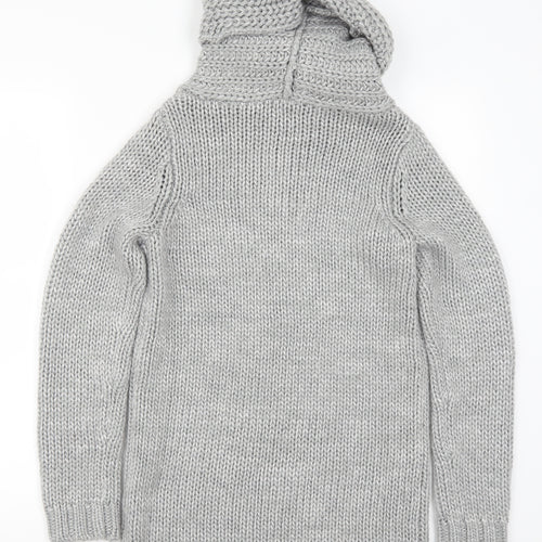 Anthology Womens Grey  Knit Pullover Jumper Size 8