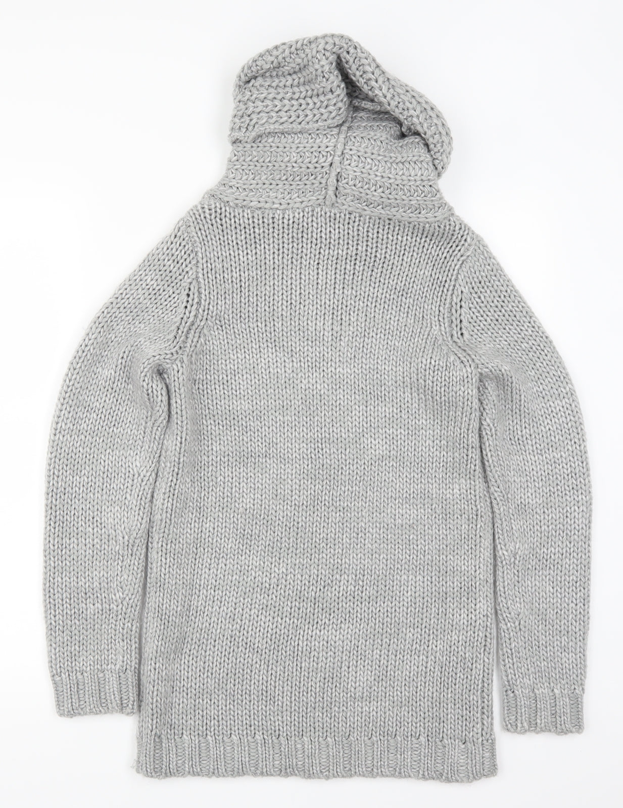 Anthology Womens Grey  Knit Pullover Jumper Size 8